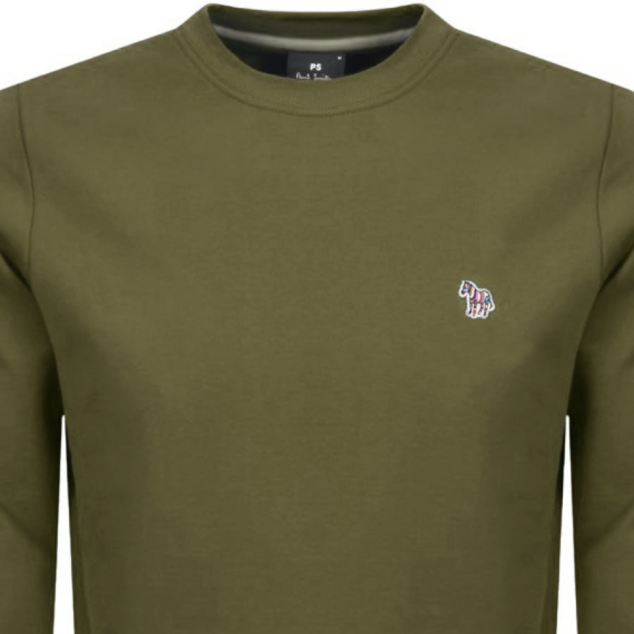 Alternative Image for ProductPS By Paul Smith Crew Neck Sweatshirt Green2